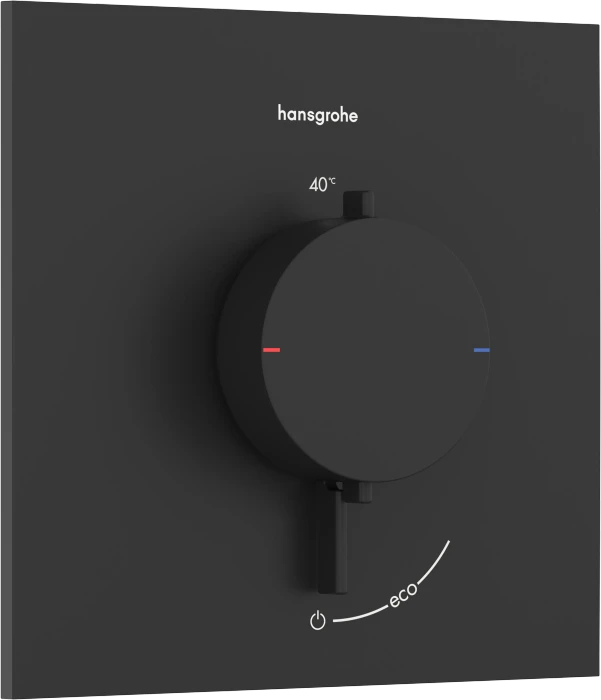 Hansgrohe Ecostat Comfort E Thermostat Unterputz für 1 Verbraucher mattschwarz