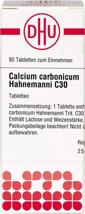 DHU Calcium Carbonicum Hahnemanni C30 Tabletten, 80 Stück