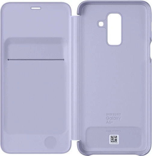 Samsung Flip Wallet für Galaxy A6+ (2018) violett