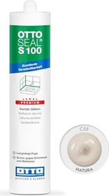 Otto-Chemie Ottoseal S 100 C55 Sanitär-Silikonkleber natura, 300ml