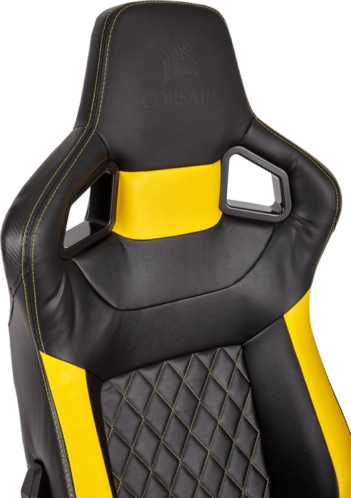 Corsair T1 Race Gamingstuhl, schwarz/gelb