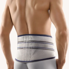 Bort Medical StabiloBasic Rückenbandage mit Pelotte Größe 2 silber, 1 Stück