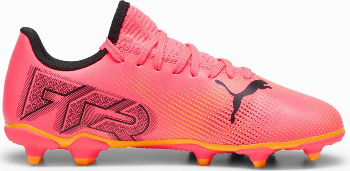 Puma Future 7 Play FG/AG sunset glow/puma black/sun stream (Junior)