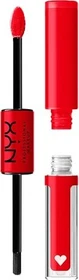 NYX Shine Loud Lippenstift 17 Rebel in Red, 6.5ml