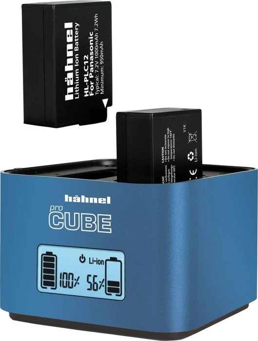 Hähnel ProCube Doppelladegerät für Fujifilm/Panasonic