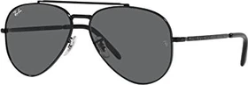 Ray-Ban RB3625 New Aviator 58mm schwarz/grau