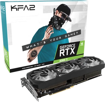KFA2 GeForce RTX 3060 Ti SG Plus V2 (1-Click OC), 8GB GDDR6X, HDMI, 3x DP