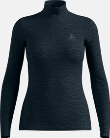 Odlo Natural Merino 200 Baselayer Half Zip Funktionsshirt langarm dark sapphire (Damen)
