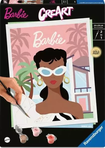 Ravensburger Malen nach Zahlen CreArt Barbie 1959