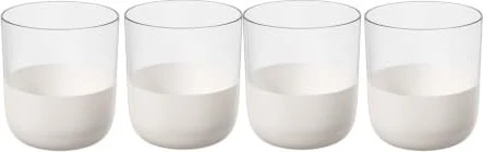 Villeroy & Boch Manufacture Rock Whiskyglas blanc, 4 Stück