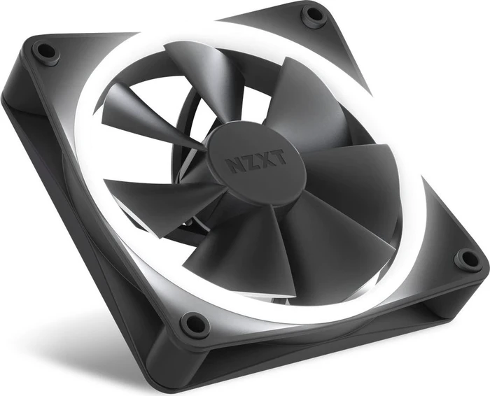 NZXT F Series F120 RGB, Matte Black, schwarz, LED-Steuerung, 120mm, 3er-Pack