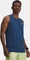 Under Armour Tech Funktionsshirt ärmellos wham blue/white (Herren) Vorschaubild