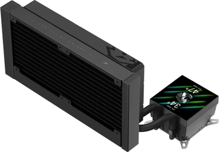 GameMax Glacier 240 BK, schwarz