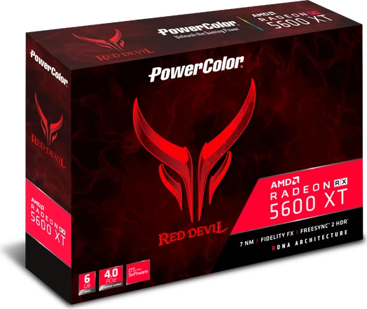 PowerColor Red Devil Radeon RX 5600 XT, 6GB GDDR6, HDMI, 3x DP