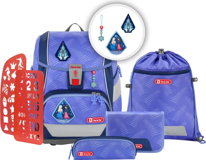 Step by Step 2in1 Plus Ice Princess Schultaschen-Set, 6-tlg.