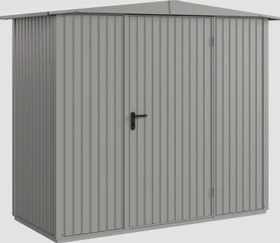 EcoStar Trend Euroline Typ 1 Gerätehaus graualuminium