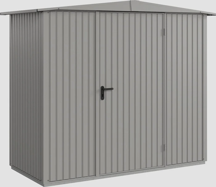 EcoStar Trend Euroline Typ 1 Gerätehaus graualuminium