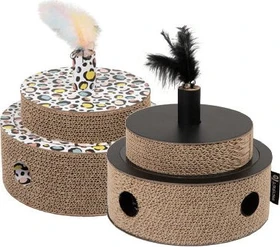 District70 Fiesta Cardboard, jingling ball inside, Muster/braun
