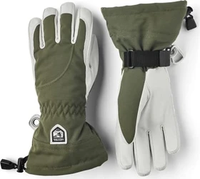 Hestra Heli Skihandschuhe olive/offwhite (Damen)