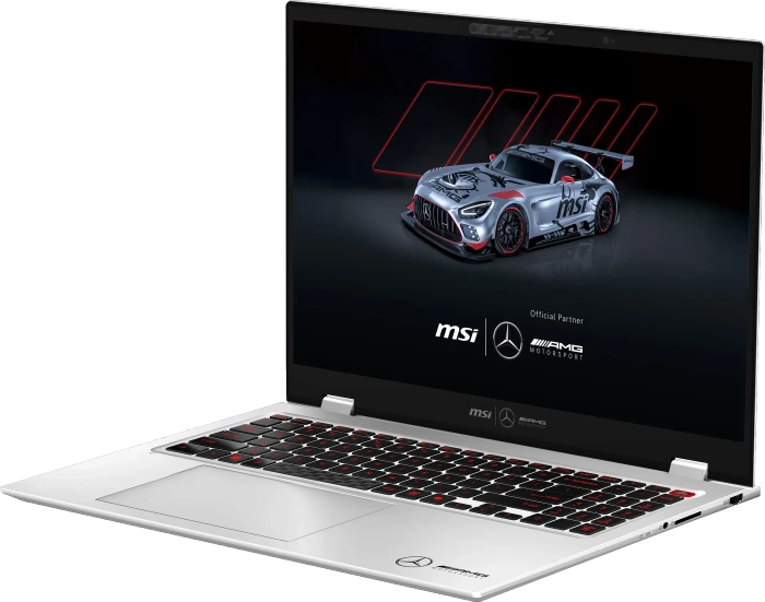 MSI Prestige 16 AI+ Mercedes-AMG Motorsport B2VMG-209, Urban Silver, Core Ultra 9 288V, 32GB RAM, 2TB SSD, DE