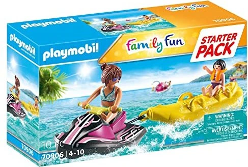 playmobil Family Fun Starter Pack Wasserscooter mit Bananenboot