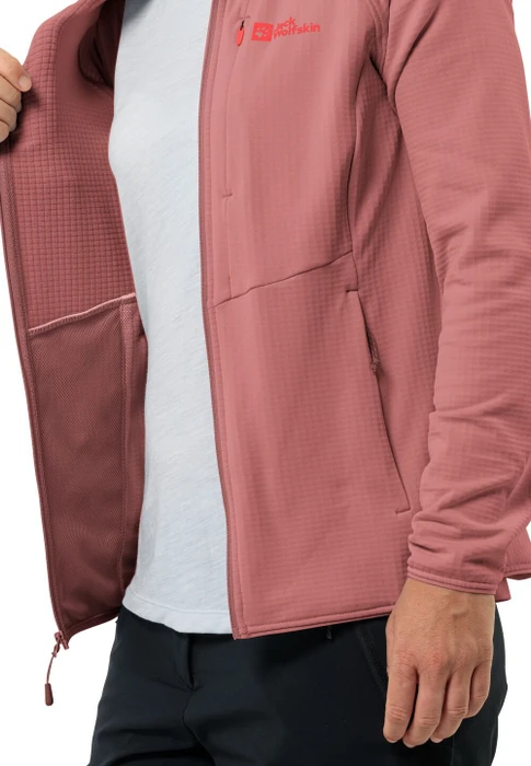 Jack Wolfskin Kolbenberg Hooded FZ Jacke mineral red (Damen)