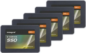 Integral V Serie SSD V2 240GB, 2.5" / SATA 6Gb/s, 5er-Pack