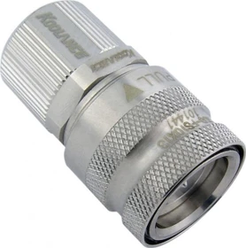 Koolance QD3 No-Spill Schnellverschluss gerade female auf 13/10mm silber