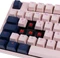 Ducky One 3 Fuji TKL PBT rosa/blau, MX RED, USB, DE Vorschaubild
