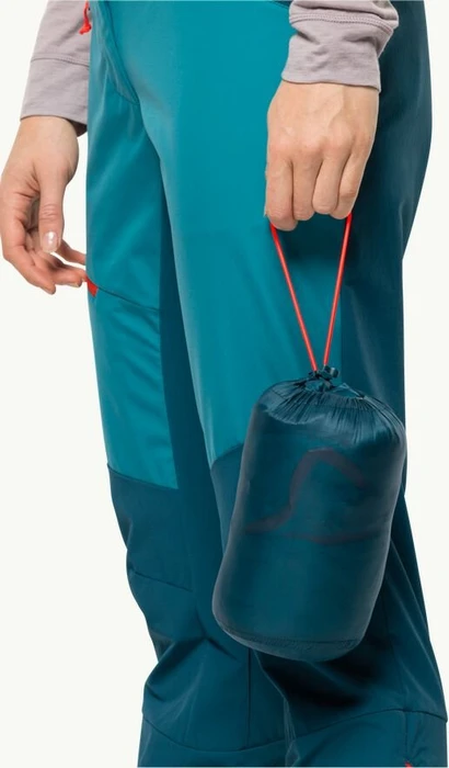 Jack Wolfskin Alpspitze Down Hoody Funktionsjacke blue coral (Damen)