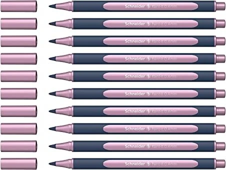 Schneider Paint-It 050 Metallic Tintenroller (Mine) rose, 10er-Pack