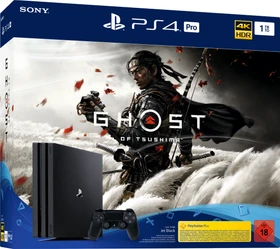 Sony PlayStation 4 Pro - 1TB Ghost of Tsushima Bundle schwarz