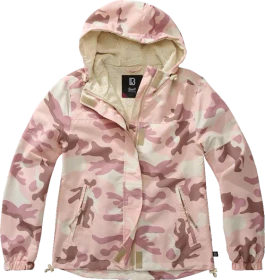 Brandit Windbreaker Summer Frontzip Jacke candy camo (Damen)