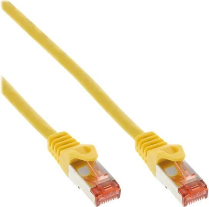 InLine Patchkabel, Cat6, S/FTP, RJ-45/RJ-45, 7.5m, gelb