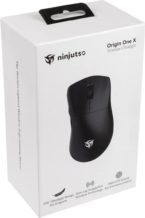 Ninjutso Origin One X Wireless Gaming Maus, schwarz, USB