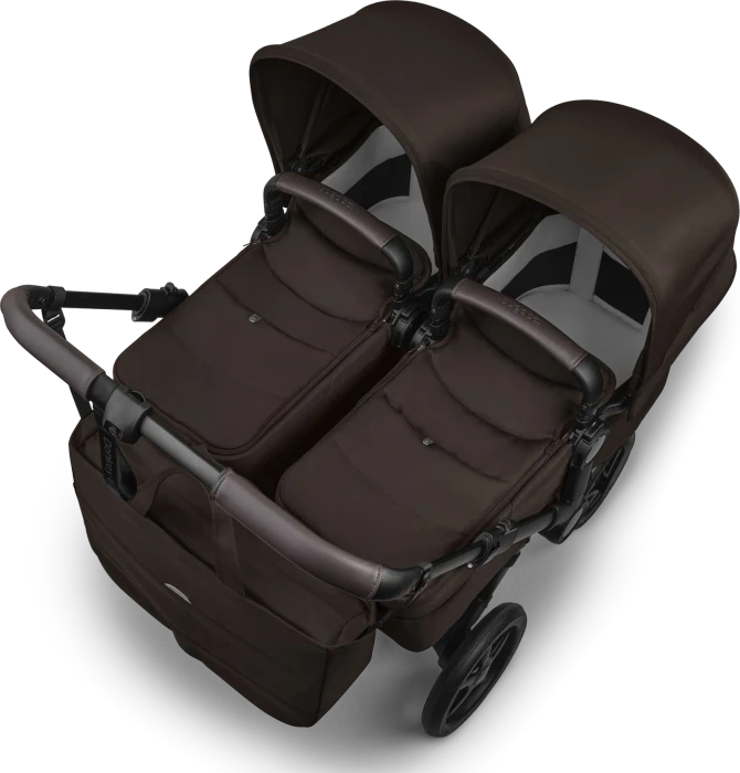 Bugaboo Donkey 6 Twin Gestell schwarz cocoa brown
