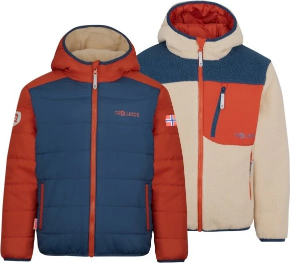Trollkids Sandvika Turnover Funktionsjacke desert (Junior)