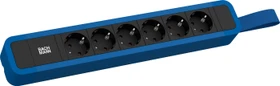Bachmann Primo 2, 6-fach, mit Schlaufe, 2m, blau/schwarz