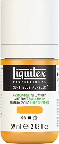 Liquitex Professional Soft Body Acrylic cadmium-free yellow deep, 59ml