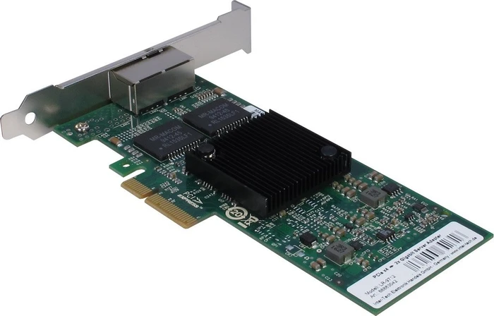 Inter-Tech Argus LR-9712 LAN-Adapter, 2x RJ-45, PCIe 2.0 x4