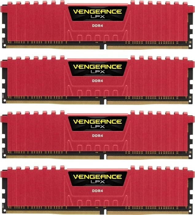 Corsair Vengeance LPX rot UDIMM 32GB Kit, DDR4-3866, CL18-22-22-40