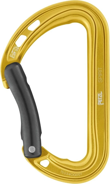 Petzl Spirit Schnappkarabiner gelb
