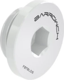 Barrow BarrowCH Stop Plug ultra-thin G1/4", weiß