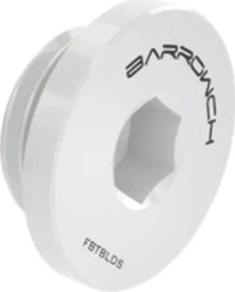 Barrow BarrowCH Stop Plug ultra-thin G1/4", weiß