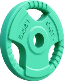Gorilla Sports Olympia Gummi Gripper 30/31mm Hantelscheibe 1.25kg