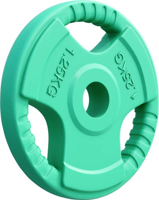 Gorilla Sports Olympia Gummi Gripper 30/31mm Hantelscheibe 1.25kg