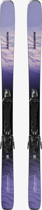 Salomon Stance 84 + M11 sweet lavender/bleached denim (inkl. Bindung) (Damen) (Modell 2025/2026)