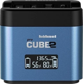 Hähnel ProCube 2 Doppelladegerät für Fujifilm/Panasonic