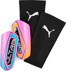 Puma Ultra Light Sleeve Schienbeinschützer ultra blue/posion pink/lime squeeze