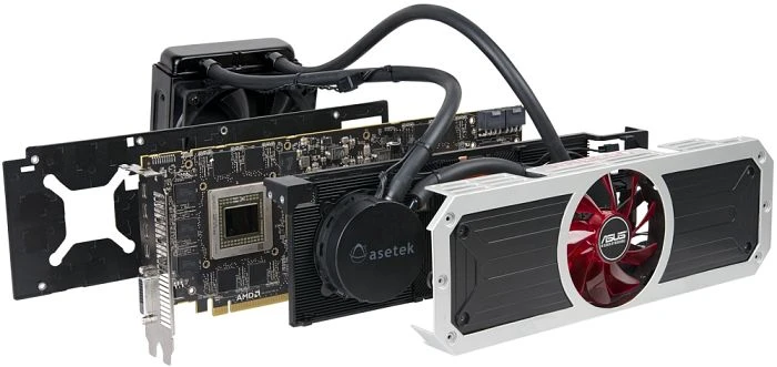 ASUS Radeon R9 295X2, Radeon R9 295X2, 2x 4GB GDDR5, DVI, 4x mDP